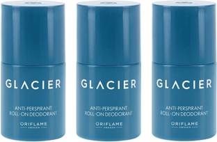 Oriflame GLACIER ANTI PERSPIRANT ROLL ON DEODORANT (3*50ml) Deodorant Roll-on  -  For Men