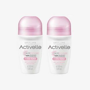 Oriflame ACTIVELLE EVEN TONE ANTI PERSPIRANT DEODORANT (2*50ml) Deodorant Roll-on  -  For Men & Women
