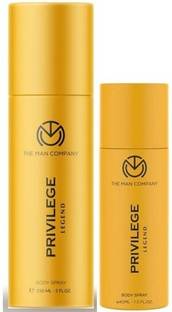 THE MAN COMPANY Legnd Deodorant Combo (150ml + 40ml) for Men | Long Lasting Body Sprays