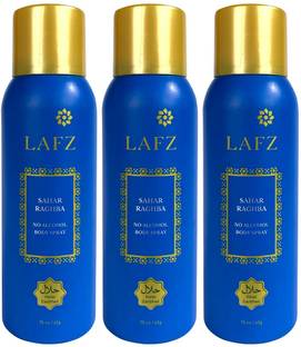 LAFZ Sahar Raghba, No Alcohol Deodorant | Long Lasting Body Spray  -  For Men