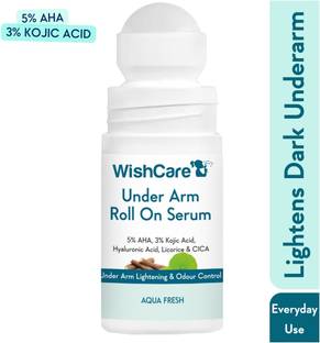 WishCare Underarm Roll On Serum-5% AHA, 3% Kojic Acid Deodorant Roll-on  -  For Men & Women