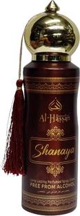A J HASSAN Shanaya Alcohol Free Premium Deodorant Spray (200 ml, Pack of 2) Deodorant Spray  -  For Men & Women