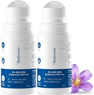 Be Bodywise 4% AHA BHA Underarm Roll On | Reduces Pigmentation & Odour | Flora Fragrance Deodorant Roll-on  -  For Women