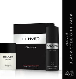 DENVER Black.code Gift Set Body Spray  -  For Men