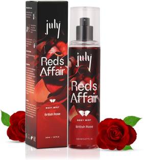 July Red Affair Body Spray | Long Lasting Perfume | Fine Fragrance | Body Mist  -  For Women