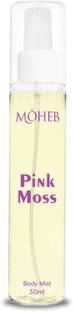 Moheb Pink Moss with a composition of Amber & Vanilla Fragrance Body Mist  -  For Women