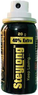 STAYLONG SPRAY ( PACK OF 3 * 20GM ) Deodorant Spray  -  For Men