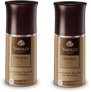 Yardley London Original Roll-on 50ml Each Pack of 2 A Deodorant Roll-on  -  For Men