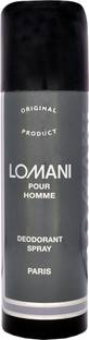LOMANI HOMME Deodorant Spray  -  For Men