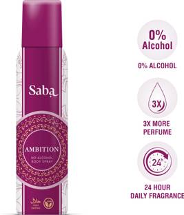 Saba Ambition No Alcohol Body Spray  -  For Women