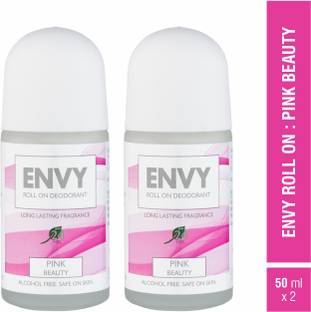 Envy Pink Beauty Long Lasting Deodorant Roll-on  -  For Women