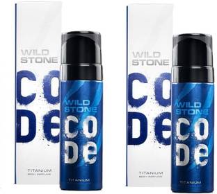 Wild Stone CODE Titanium Combo (150 ml each) Body Spray  -  For Men