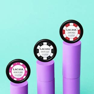 LACASA BEAUTY CARE lacasa Solid Perfume Long-Lasting 3 Solid Perfume Pocket Perfume  -  For Men & Women