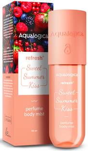 Aqualogica Refresh+ Sweet Summer Kiss Perfume Body Mist with Zemea and Hyaluronic Acid Body Mist  -  For Women