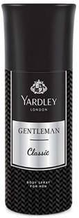 YARDLEY London GentleMan Classic Deodorant Spray  -  For Men