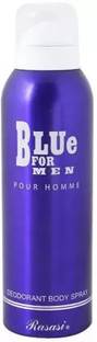 RASASI BLUE FOR MEN DEODORANT SPRAY 200ML Body Spray  -  For Men