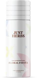 Just Herbs Long Lasting Body Spray Floral Fiesta Deodorant Spray  -  For Women