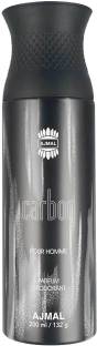 Ajmal Carbon Homme Deodorant 200 ml Deodorant Spray  -  For Men