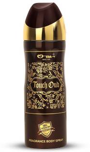 OSSA Touch Oud With Ambery And Oud Notes Long Lasting Deodorant Spray  -  For Men & Women