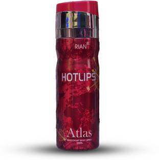 RIAN Hotlips Atlas Deodorant Perfume Body Spray  -  For Men & Women