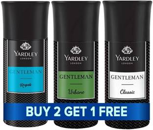 Yardley London Combo Pack Deodorant Spray  -  For Men
