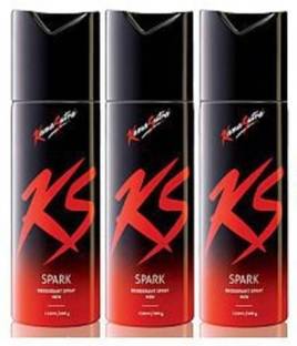 KS SPARK 3 Deodorant Spray  -  For Men & Women