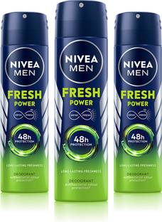 NIVEA MEN Fresh Power Deodorant Spray Body Spray  -  For Men