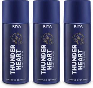 RIYA Thunderheart Blue Deodorant Spray  -  For Men