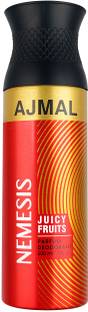 Ajmal Nemesis Deodorant Woody Fruity Musky Fragrance Deodorant Spray  -  For Men & Women