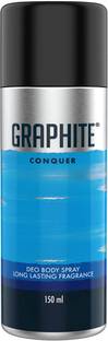 GRAPHITE CONQUER Long Lasting Deodorant Spray  -  For Men