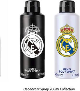 Real Madrid Black & White Deo Body Spray  -  For Men & Women