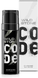 Wild Stone CODE Chrome Long Lasting No Gas Perfume Body Spray  -  For Men
