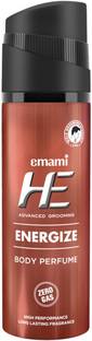 HE Energize Perfume Grap Advance Grooming Body Spray  -  For Men
