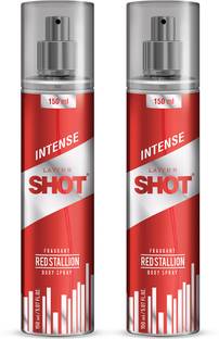 LAYER'R Shot Red Stallion Fragrant Long Lasting Fragrance Body Spray  -  For Men