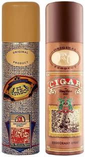 LOMANI EL PASO AND CIGAR PACK OF 2 Body Spray  -  For Men & Women