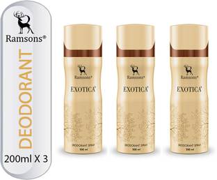 RAMSONS EXOTICA. Deodorant Spray  -  For Men & Women