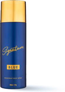 Signature Blue Long Lasting Fragrance Skin Friendly Daily Use Deodorant Body Spray  -  For Men & Women