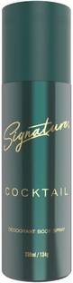SIGNATURE Cocktail Long Lasting Fragrance Skin Friendly Daily Use Deodorant Body Spray  -  For Men & Women