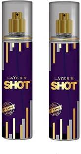 Layer'r Shot DYNAMIC 135 ML EACH (PACK OF 2) Deodorant Spray  -  For Women