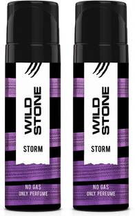Wild Stone Intense Storm Long Lasting No Gas Perfume Body Spray  -  For Men