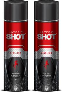 LAYER'R Shot Stallion Deodorant Spray  -  For Men