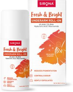 SIRONA Underarm Deodorant Roll On with Floral Fresh |48 hour Fragrance Retention Deodorant Roll-on  -  For Men & Women