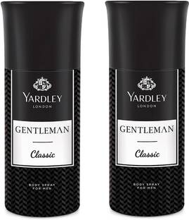 Yardley London Men Gentleman Classic 150ML Each (Pack of 2) Deodorant Spray  -  For Men