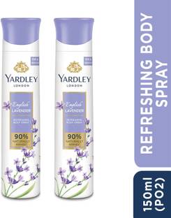 YARDELY LONDON English Lavender Refreshing Body Deodorant Spray  -  For Women