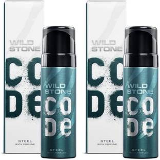 Wild Stone Code Steel Combo Body Spray  -  For Men