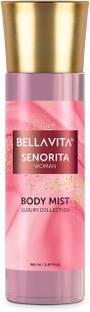 BELLAVITA SENORITA Woman Body Mist with Floral & Fruity scent|Long Lasting Fragrance| Body Mist  -  For Women