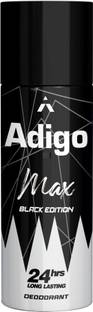adigo MAX DEODORANT BLACK EDITION Deodorant Spray  -  For Men