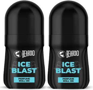 BEARDO Ice Blast Perfume Roll On | Long Lasting Fresh | Menthol, Musk & Woody Deodorant Roll-on  -  For Men