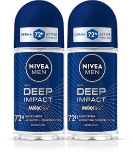 Nivea Men Men's Deo Roll On Deep Impact Deodorant Roll-on Deodorant Roll-on  -  For Men