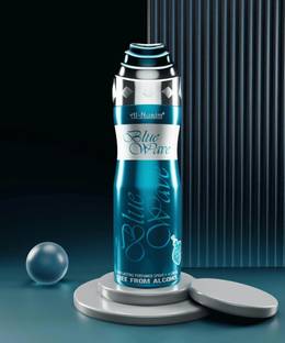 Al-Nuaim Blue Wave Non Alcoholic Body Spray 200 ml for Men and Women Deodorant Spray  -  For Men & Women